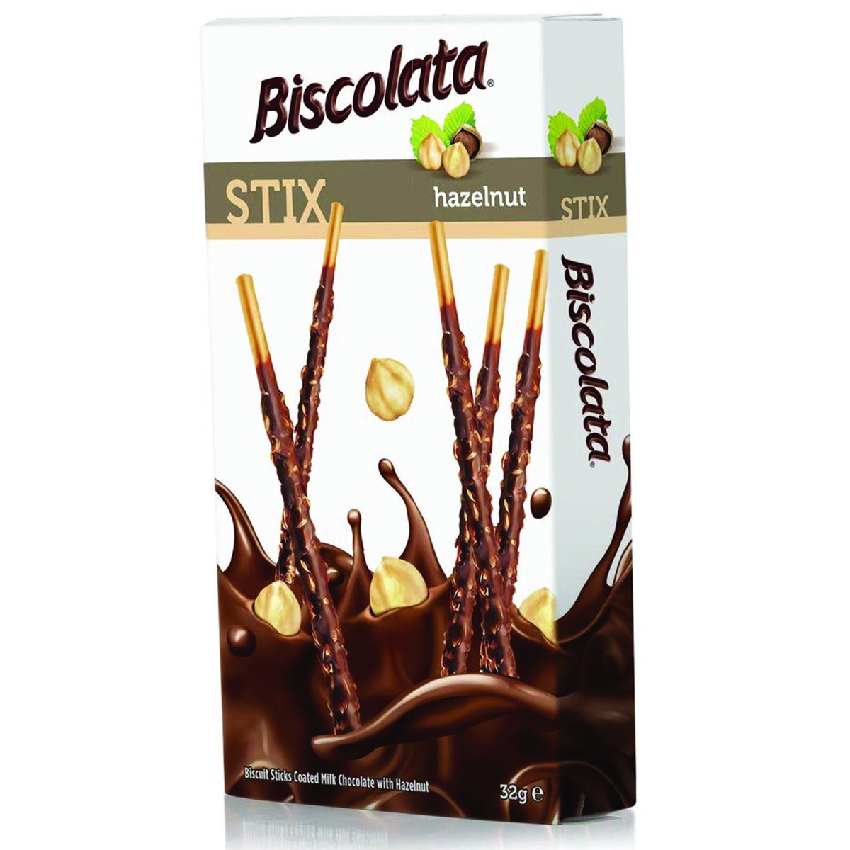 Biscolata Sticks w/ Hazelnut "Solen" (32g 12 Cts)